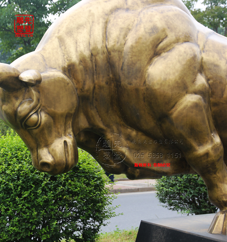 铸铜生产厂家（大型铜牛雕塑）南京先登雕塑有限公司