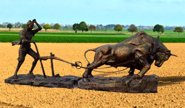 田园农耕文化主题雕塑制作让您重温农耕记忆！